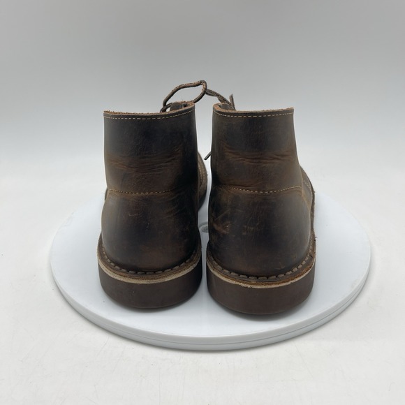 Clarks Bushacre Boots Mens 8.5 M Brown Casual Chukka Preppy Ankle Shoes 15522‎ main image 8